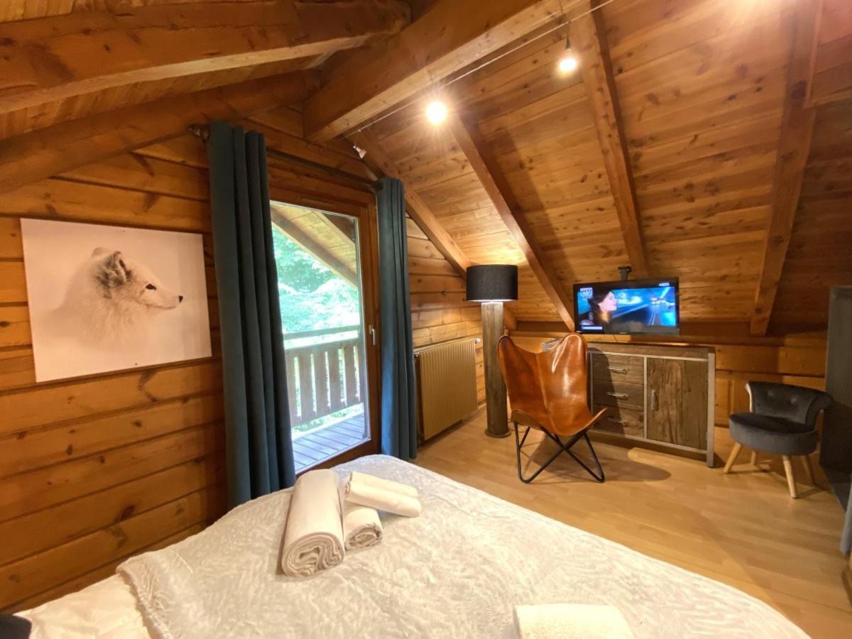 Le Renard Chalet En Bois La Bresse Exteriér fotografie