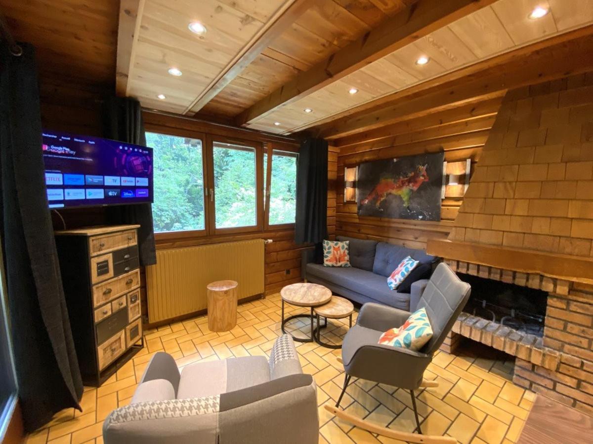 Le Renard Chalet En Bois La Bresse Exteriér fotografie