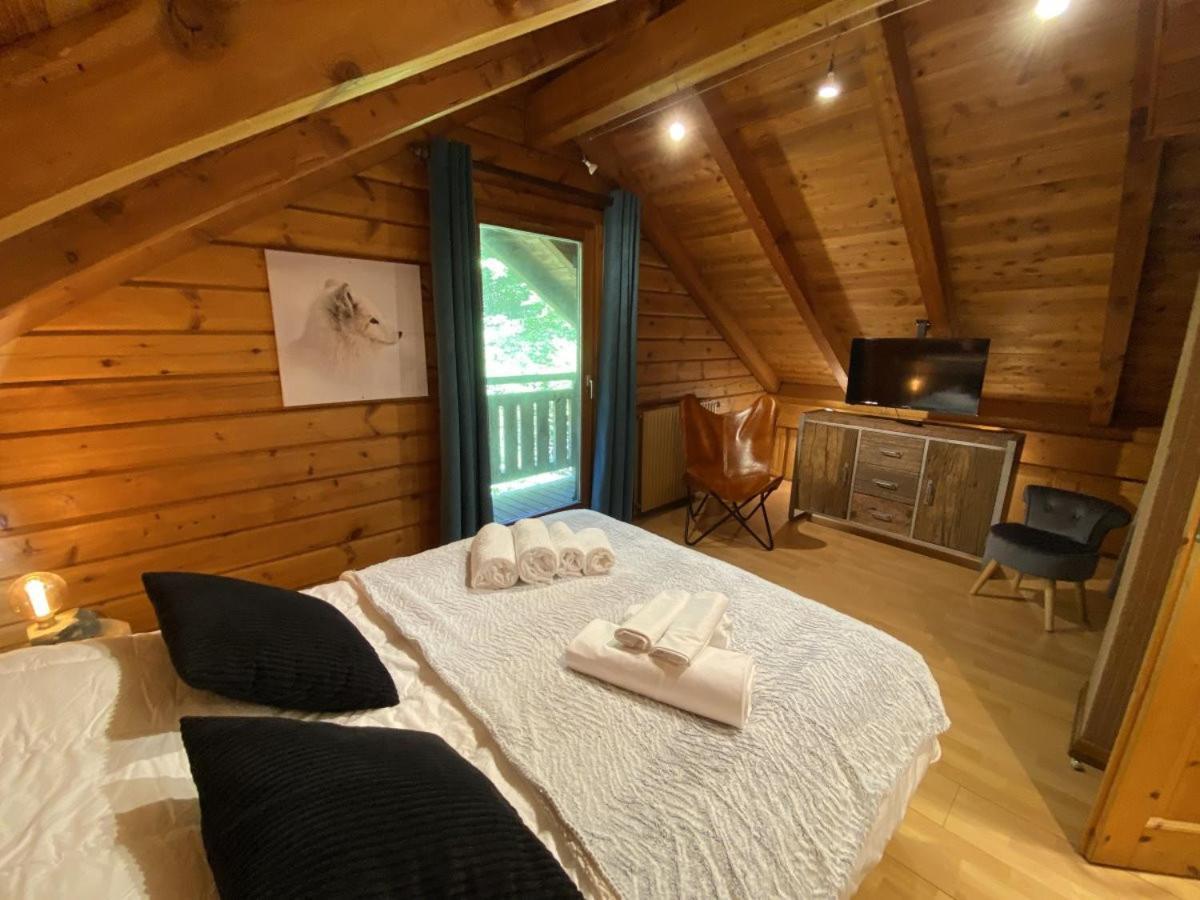 Le Renard Chalet En Bois La Bresse Exteriér fotografie