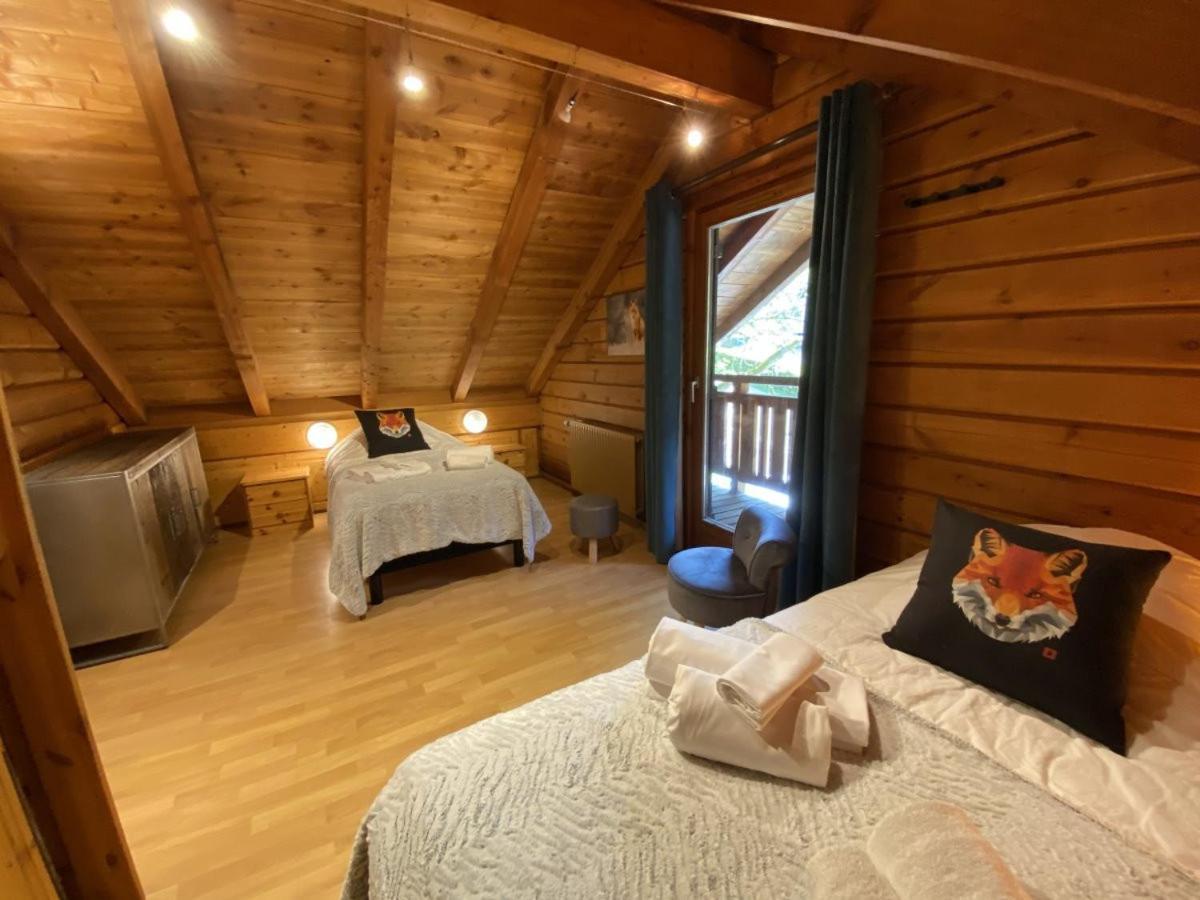 Le Renard Chalet En Bois La Bresse Exteriér fotografie
